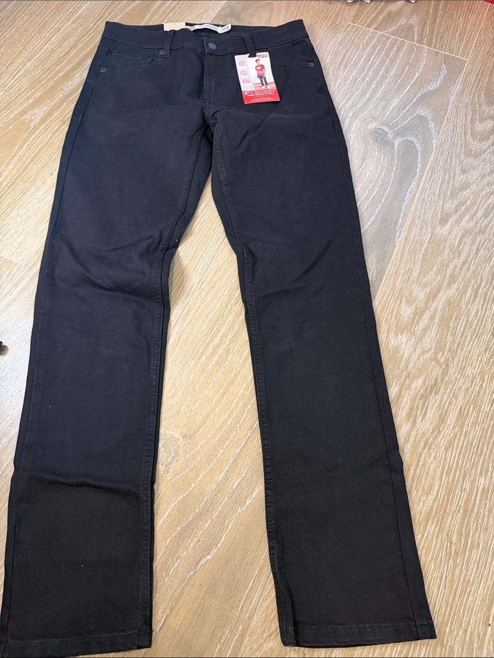 Levi’s Black 510 Skinny Jeans Size 20 (14-15YrS) W30 L32